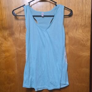 Elegant Sky Blue Women's Tank Top